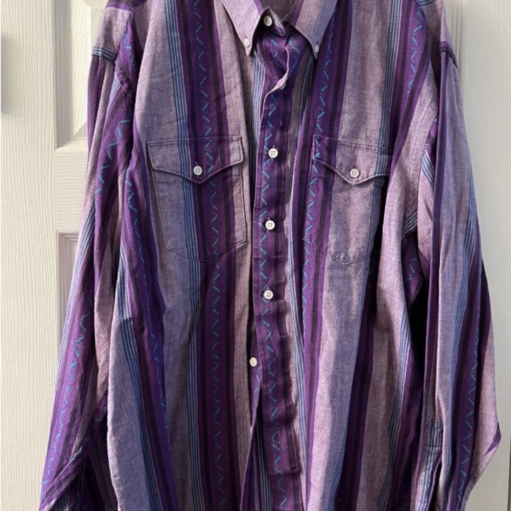 Purple and blue Men's Brushpopper Wrangler